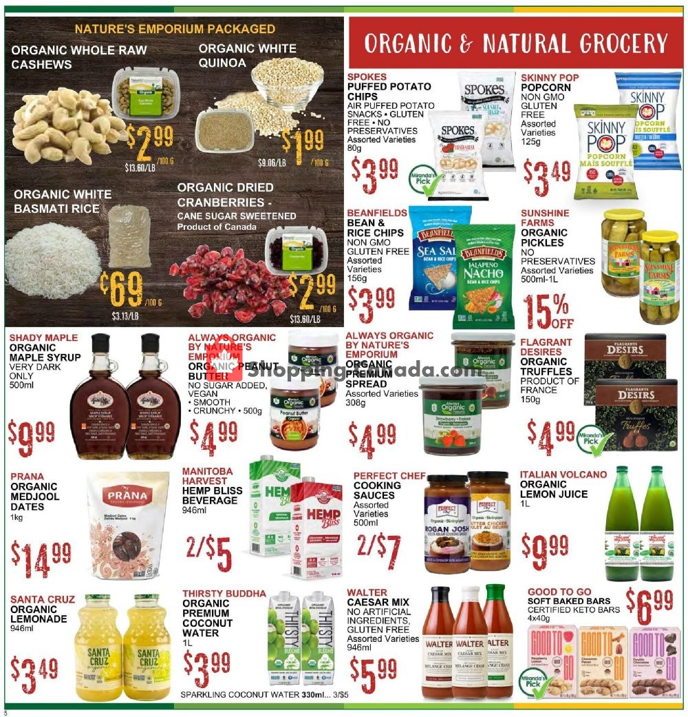Nature's Emporium flyer from Friday July 10, 2020 to Thursday July 23, 2020 - page 5