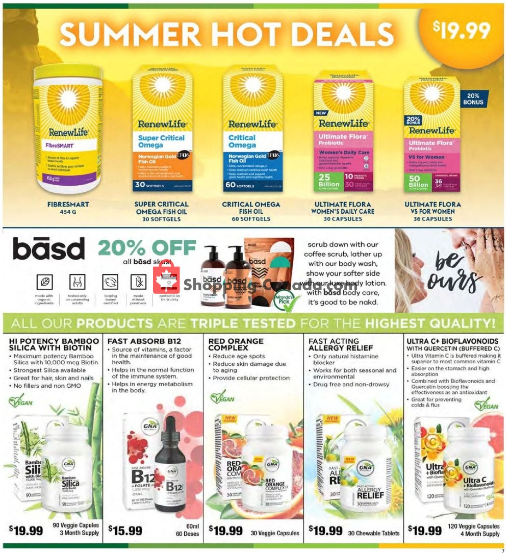Nature's Emporium flyer from Friday July 10, 2020 to Thursday July 23, 2020 - page 7