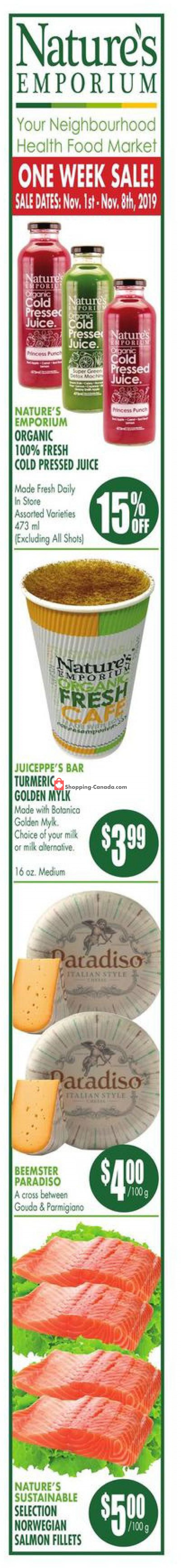 Nature's Emporium flyer from Friday November 1, 2019 to Sunday November 24, 2019 - page 10