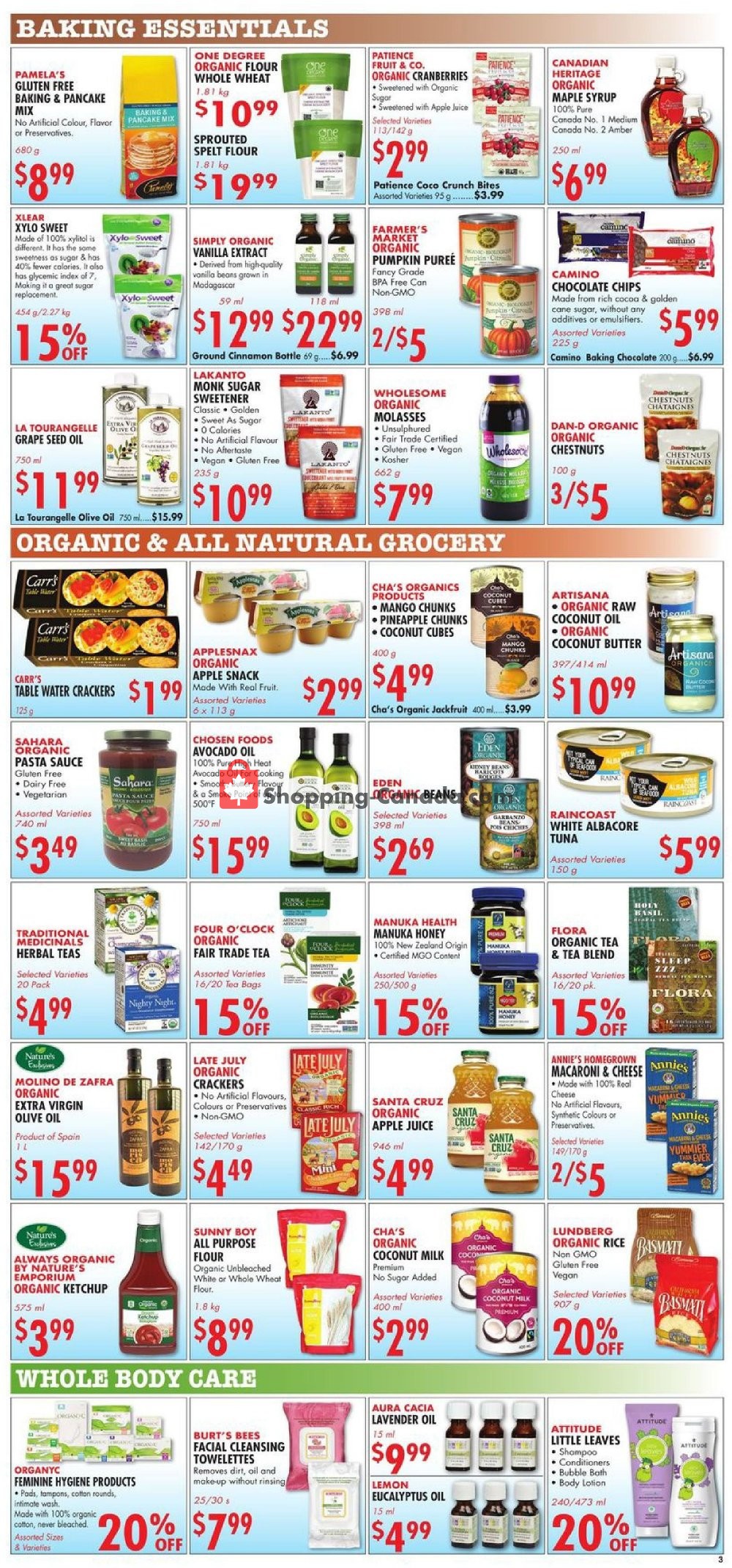 Nature's Emporium flyer from Friday November 1, 2019 to Sunday November 24, 2019 - page 3