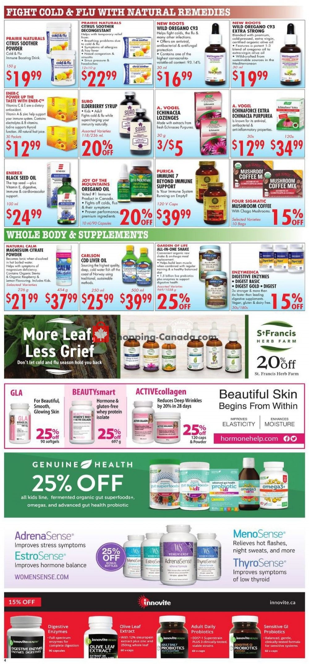 Nature's Emporium flyer from Friday November 1, 2019 to Sunday November 24, 2019 - page 4