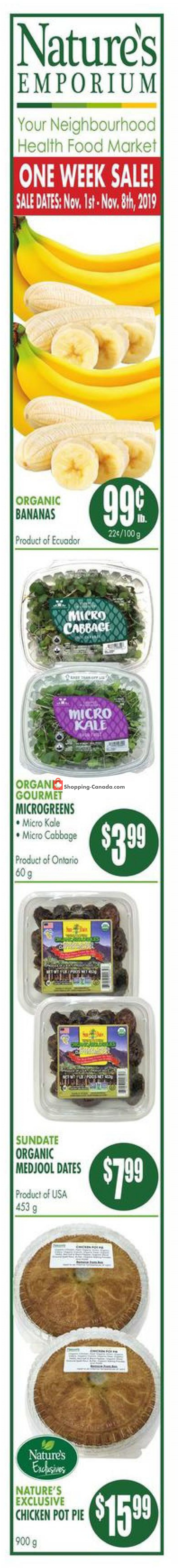 Nature's Emporium flyer from Friday November 1, 2019 to Sunday November 24, 2019 - page 9