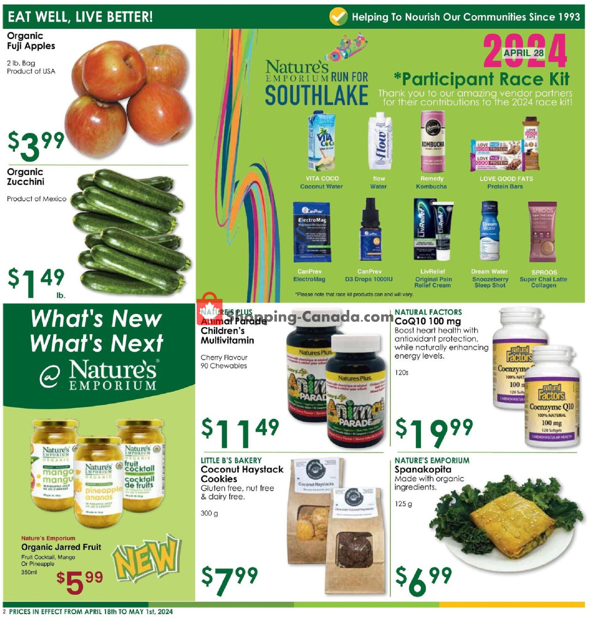 Nature's Emporium flyer from Thursday April 18, 2024 to Wednesday May 1, 2024 - page 2