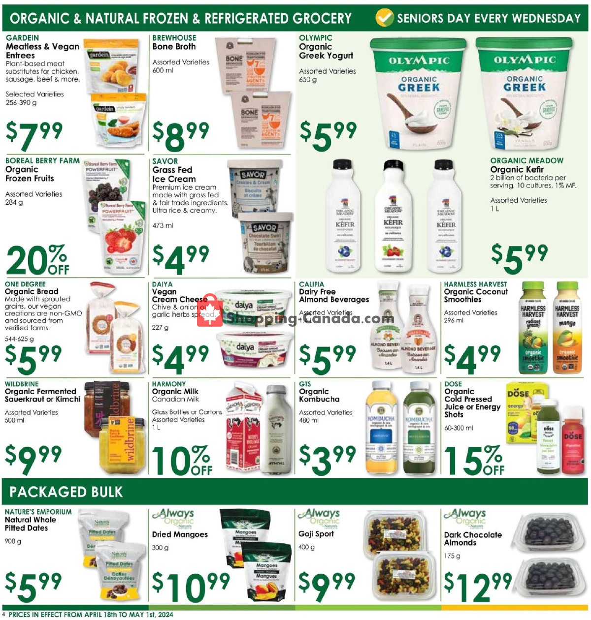 Nature's Emporium flyer from Thursday April 18, 2024 to Wednesday May 1, 2024 - page 4
