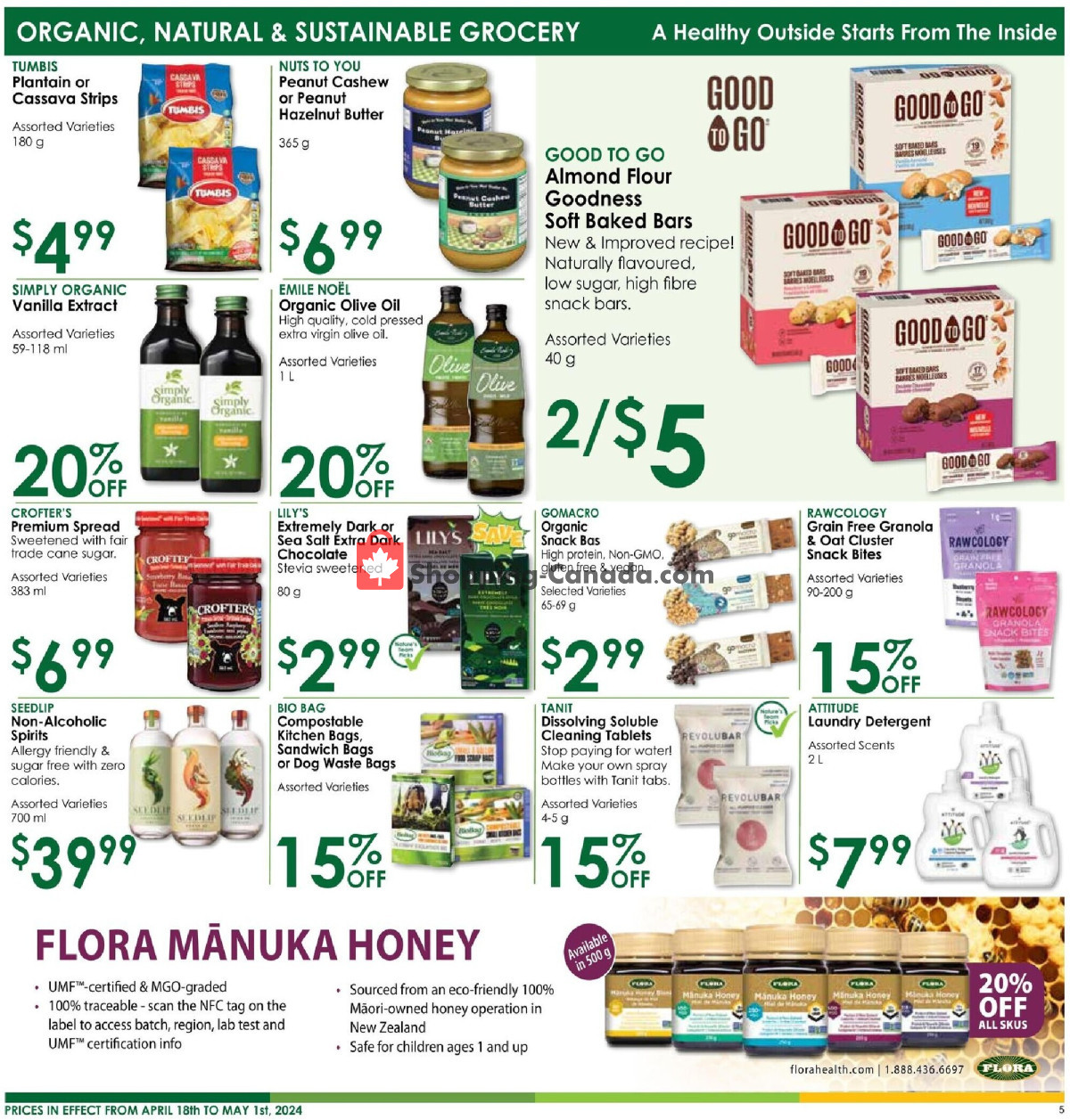 Nature's Emporium flyer from Thursday April 18, 2024 to Wednesday May 1, 2024 - page 5