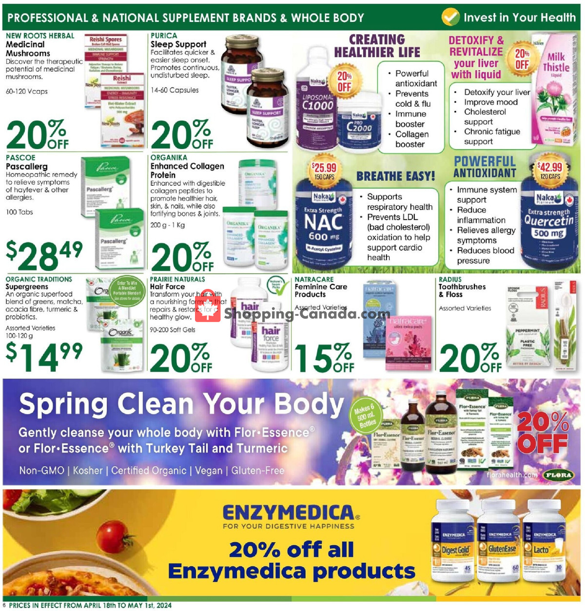 Nature's Emporium flyer from Thursday April 18, 2024 to Wednesday May 1, 2024 - page 6