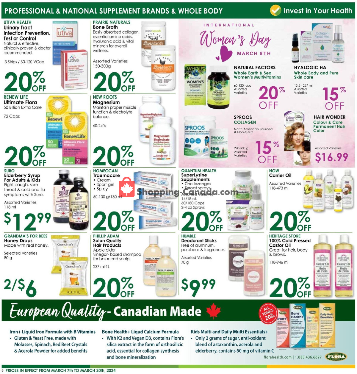 Nature's Emporium flyer from Thursday March 7, 2024 to Wednesday March 20, 2024 - page 6