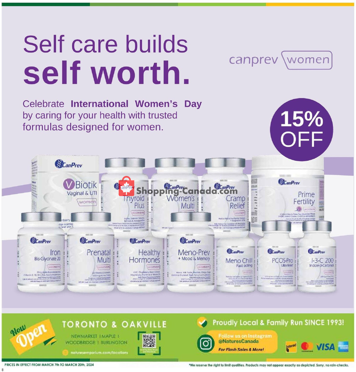 Nature's Emporium flyer from Thursday March 7, 2024 to Wednesday March 20, 2024 - page 8