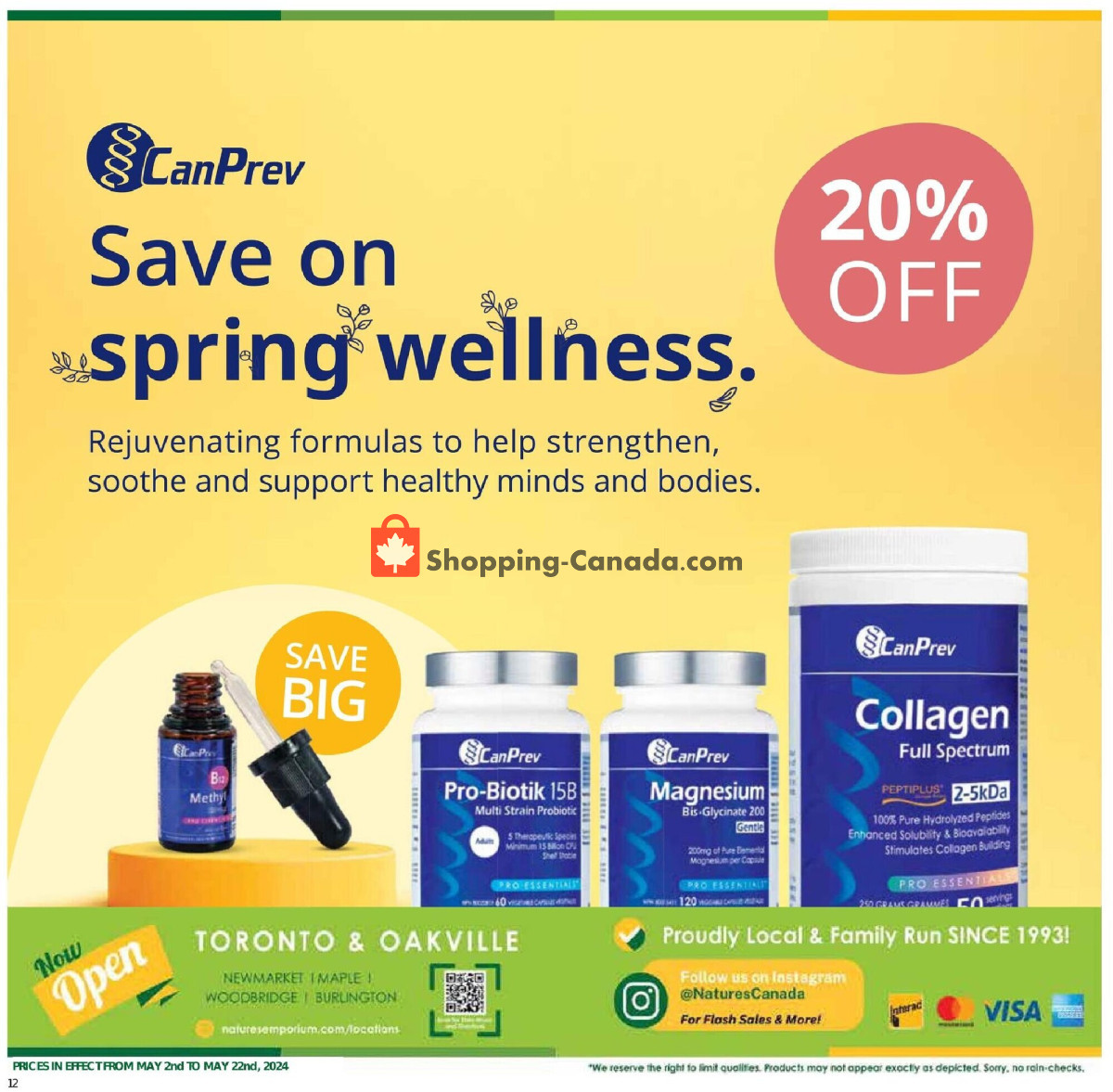 Nature's Emporium flyer from Thursday May 2, 2024 to Wednesday May 22, 2024 - page 12