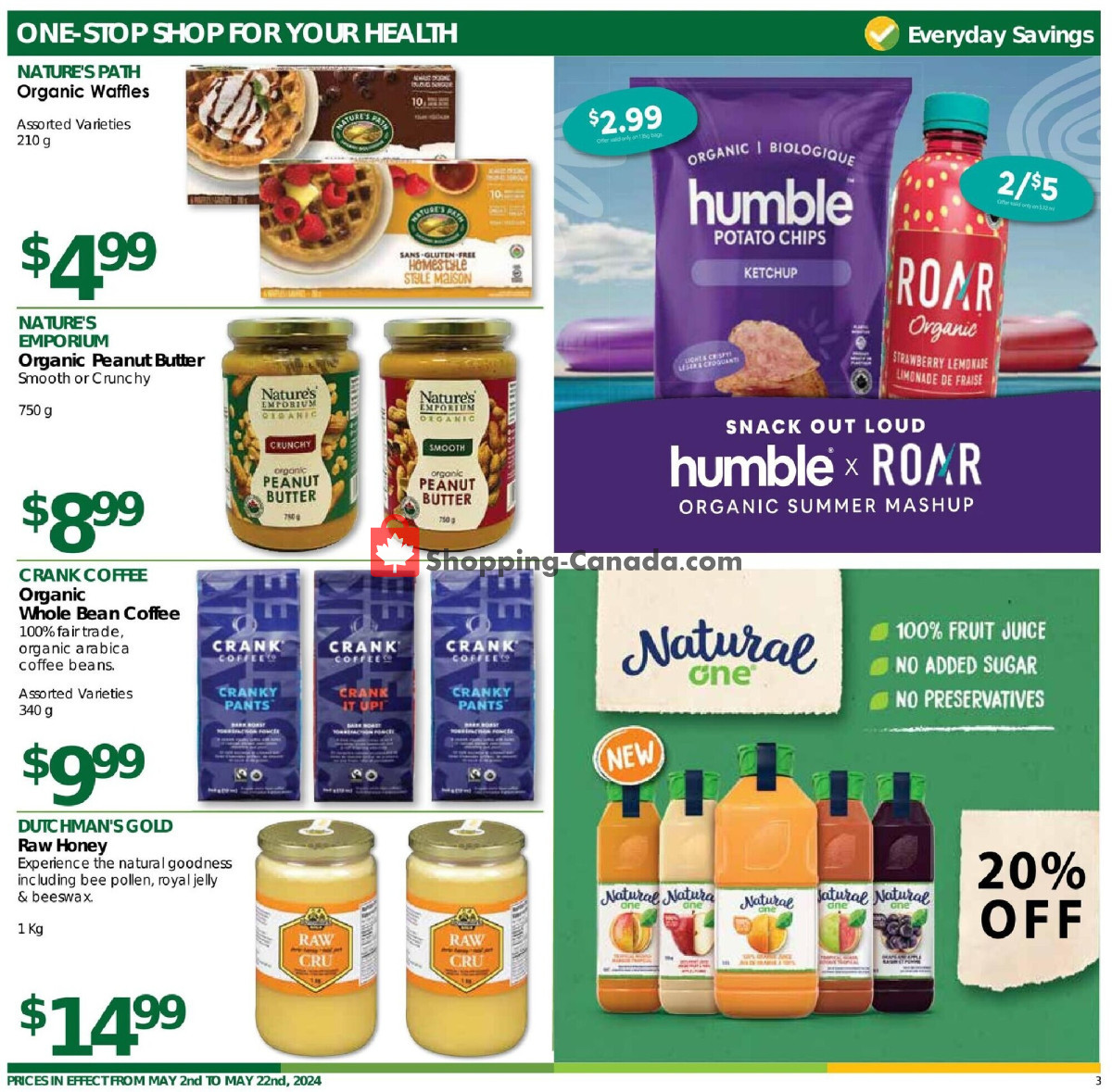 Nature's Emporium flyer from Thursday May 2, 2024 to Wednesday May 22, 2024 - page 3
