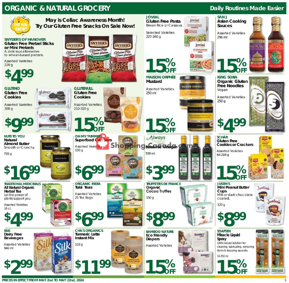 Nature's Emporium flyer from Thursday May 2, 2024 to Wednesday May 22, 2024 - page 5