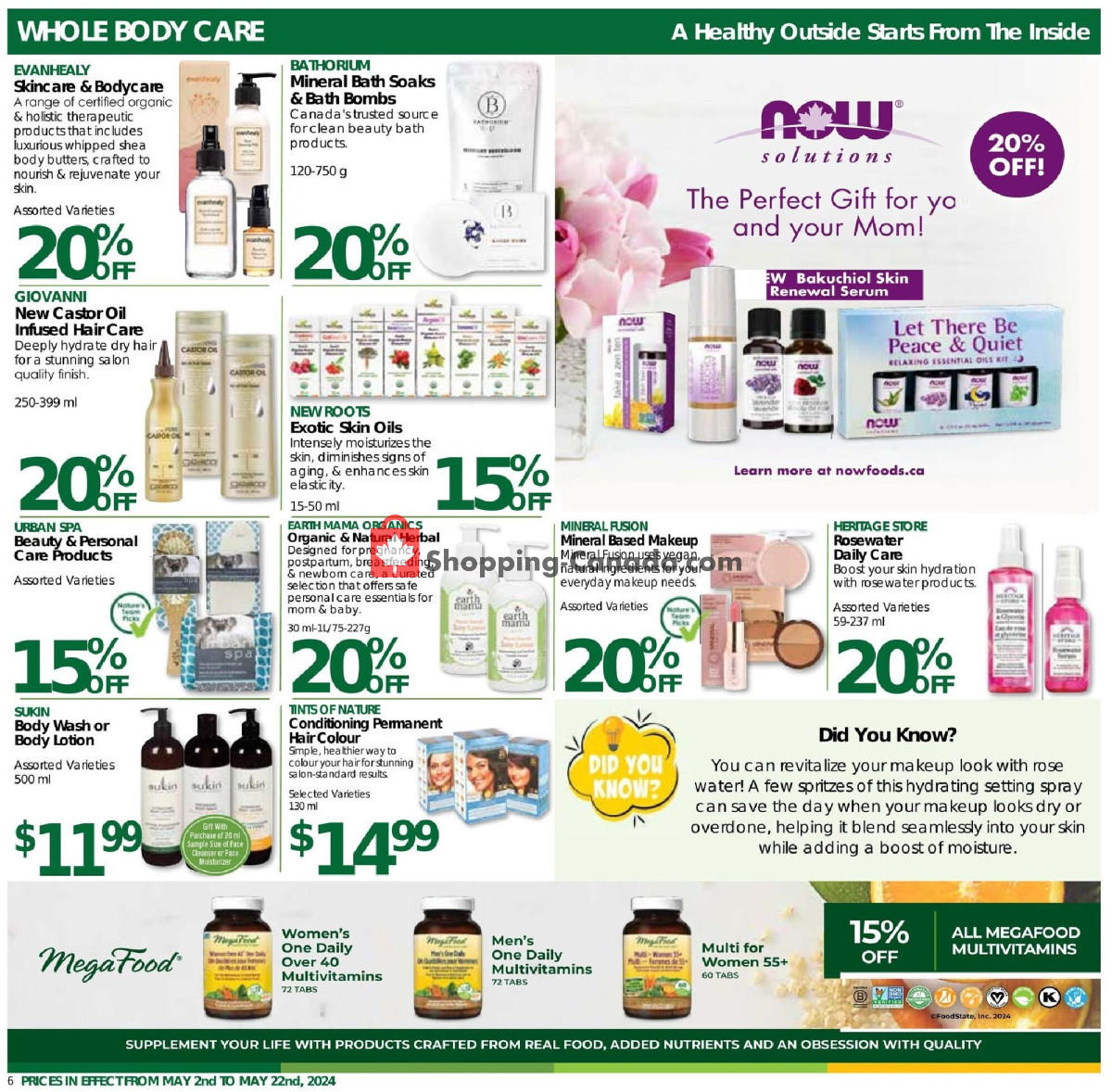 Nature's Emporium flyer from Thursday May 2, 2024 to Wednesday May 22, 2024 - page 6