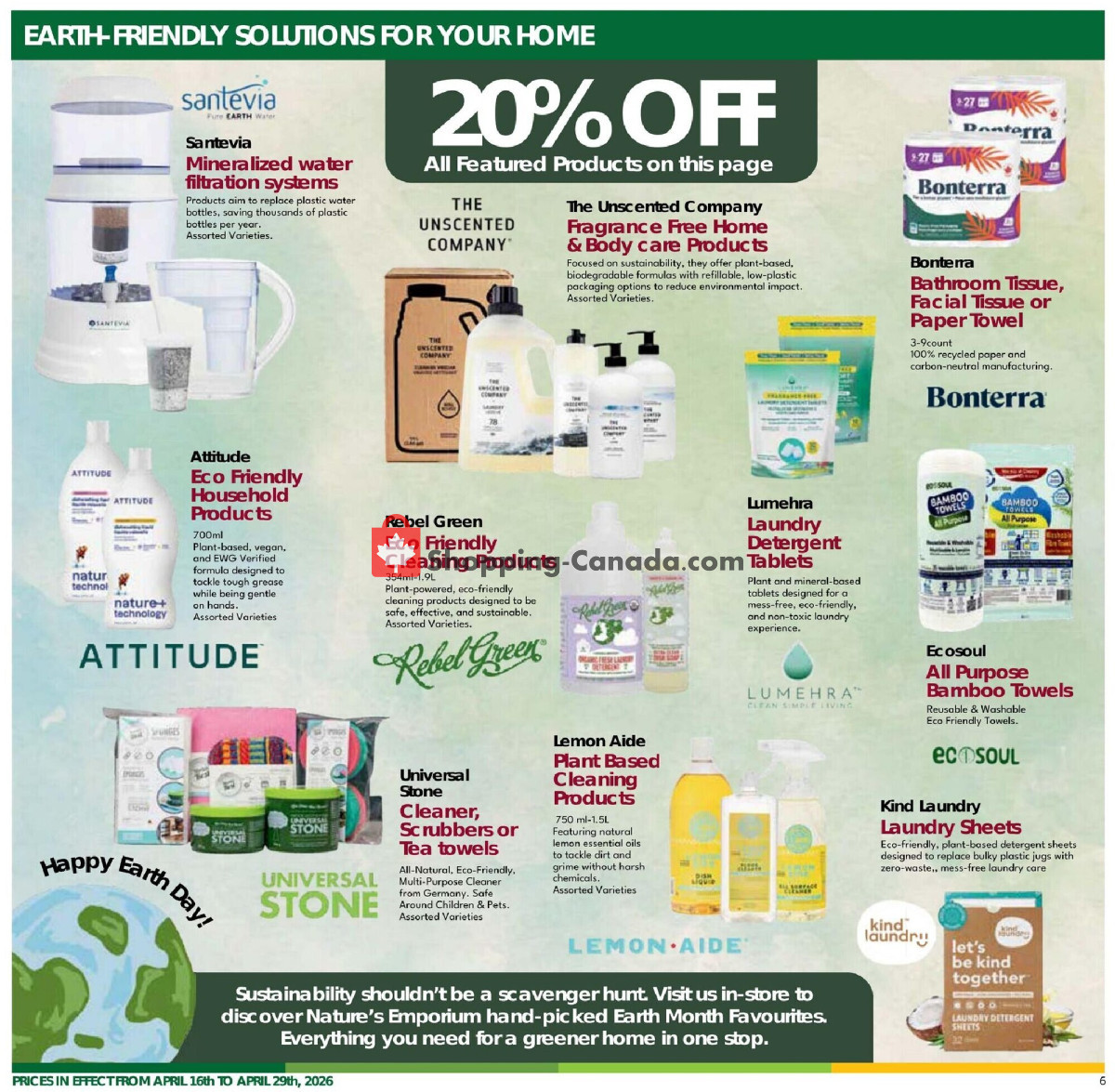 Nature's Emporium flyer from Thursday April 16, 2026 to Wednesday April 29, 2026 - page 6