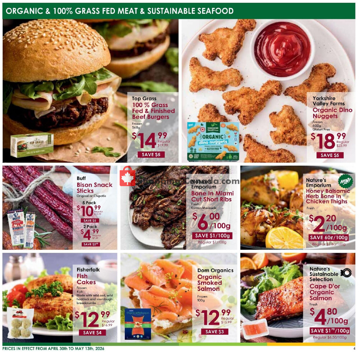 Nature's Emporium flyer from Thursday April 30, 2026 to Wednesday May 13, 2026 - page 4