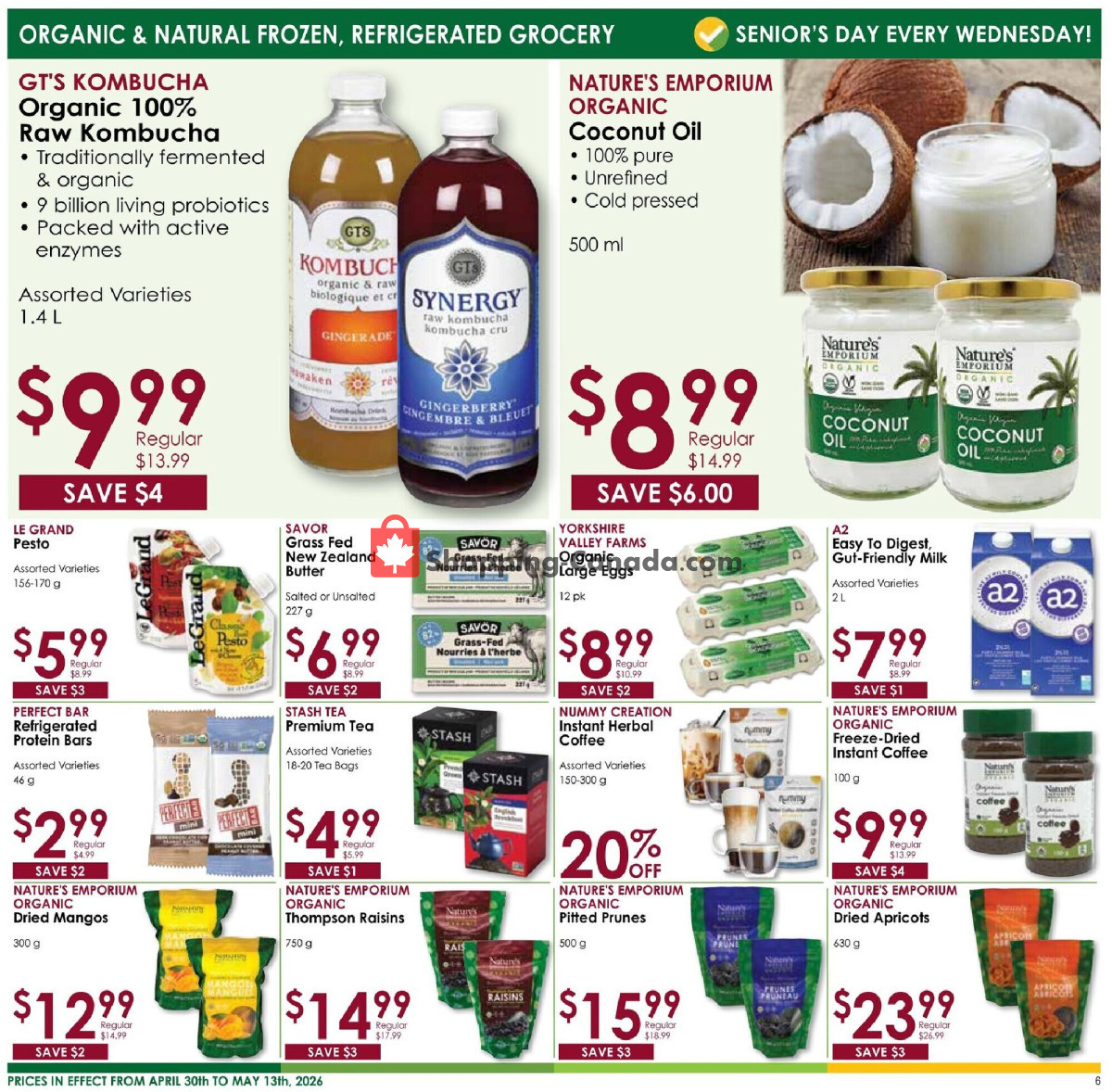 Nature's Emporium flyer from Thursday April 30, 2026 to Wednesday May 13, 2026 - page 6