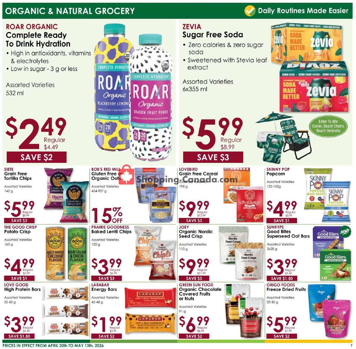 Nature's Emporium flyer from Thursday April 30, 2026 to Wednesday May 13, 2026 - page 7