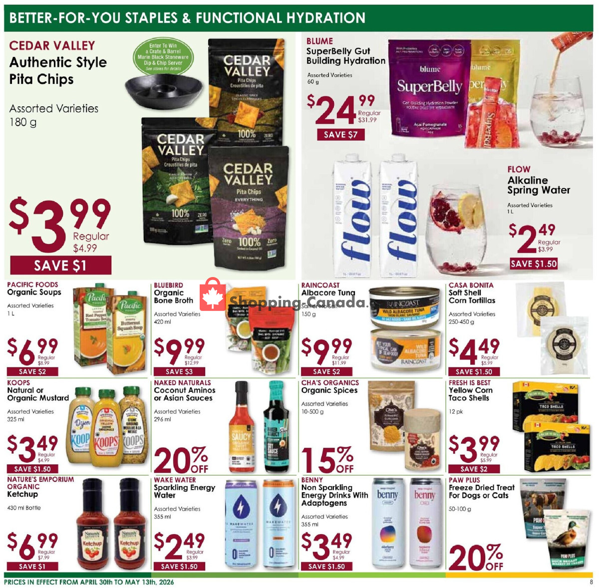 Nature's Emporium flyer from Thursday April 30, 2026 to Wednesday May 13, 2026 - page 8