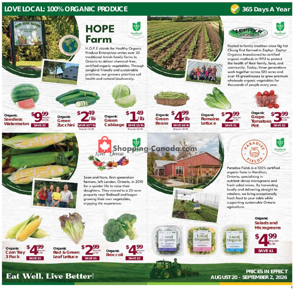 Nature's Emporium flyer from Thursday August 20, 2026 to Wednesday September 2, 2026 - page 2