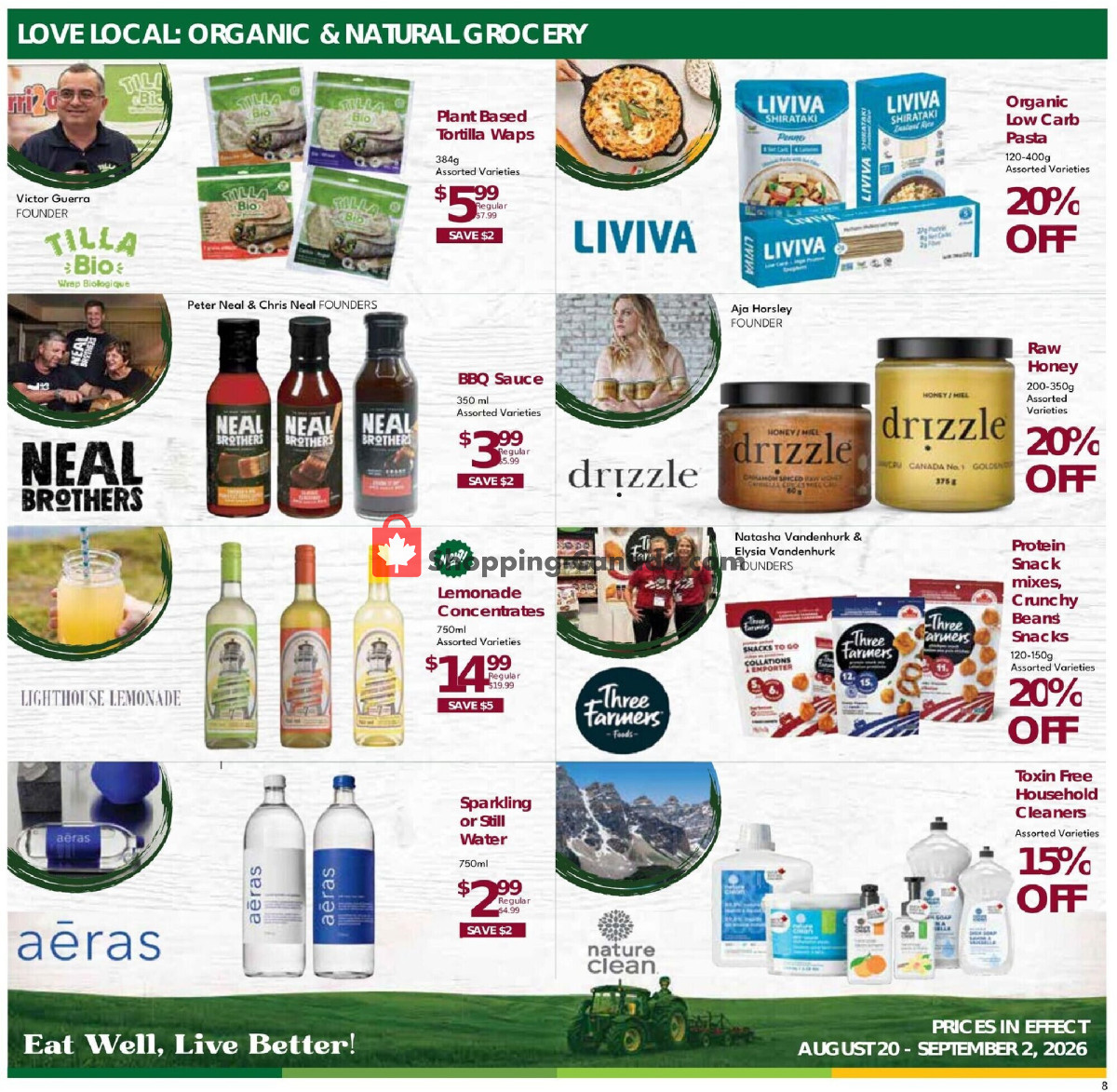 Nature's Emporium flyer from Thursday August 20, 2026 to Wednesday September 2, 2026 - page 8