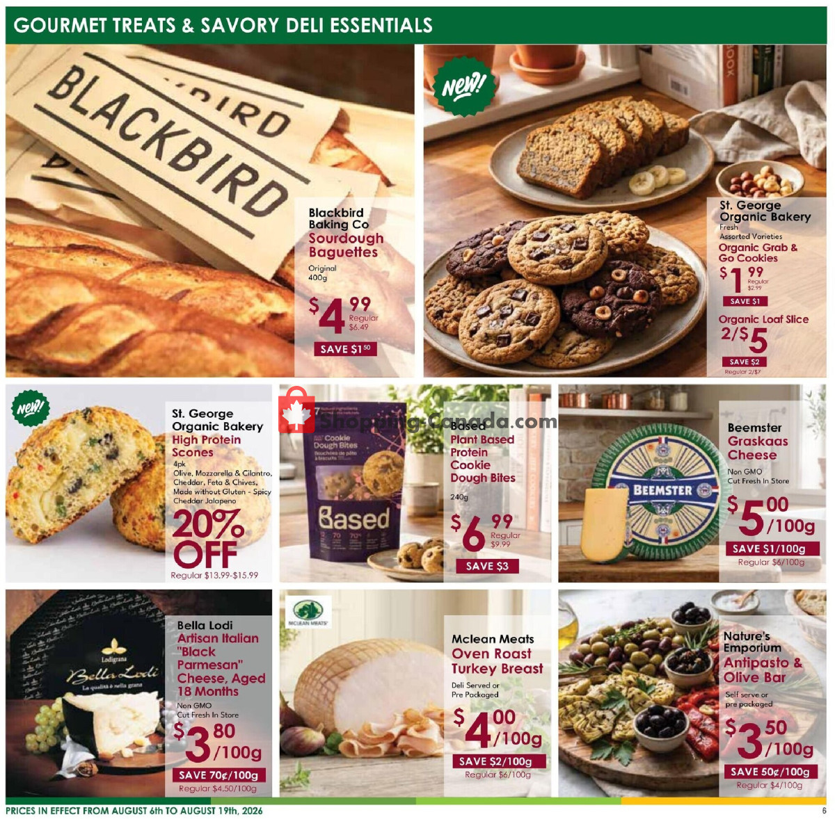 Nature's Emporium flyer from Thursday August 6, 2026 to Wednesday August 19, 2026 - page 6