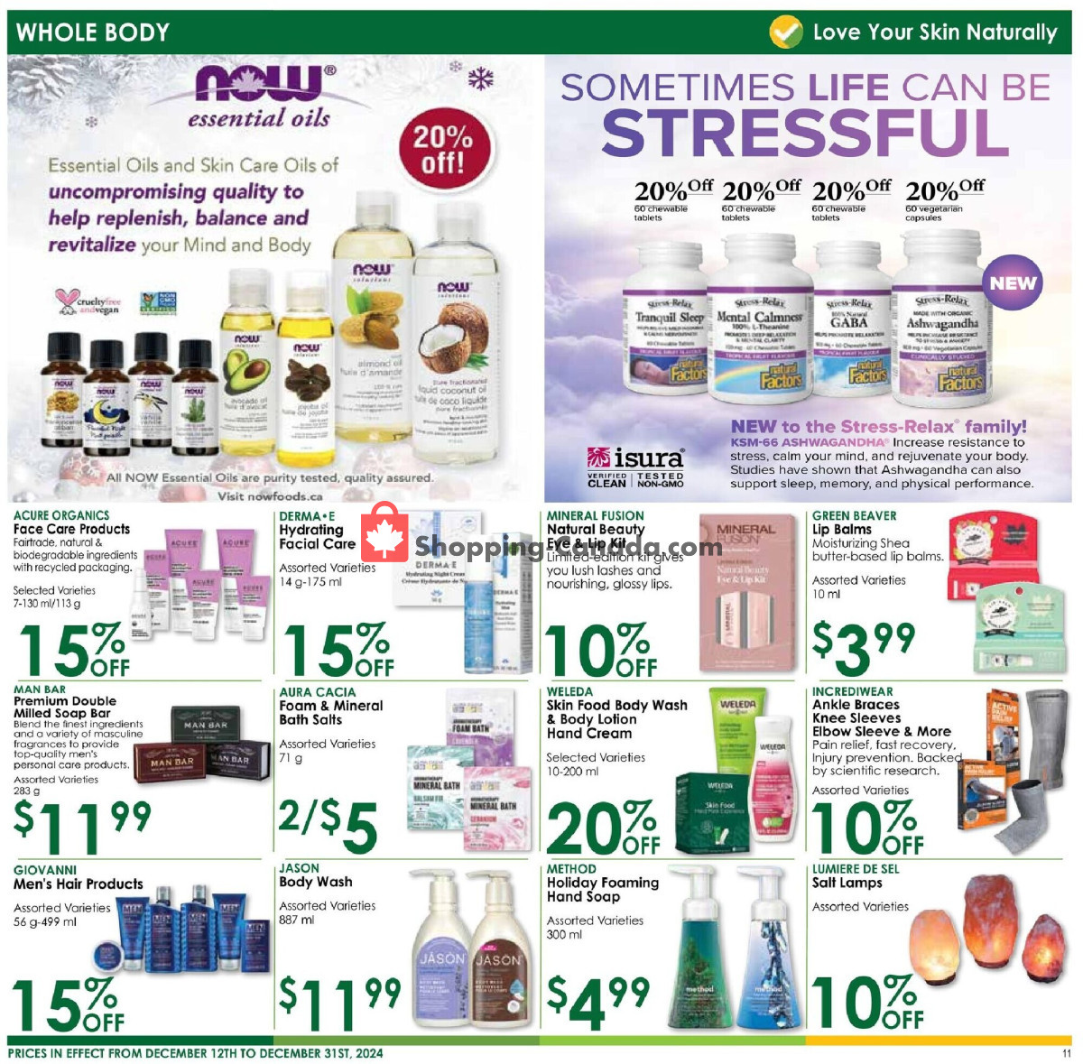 Nature's Emporium flyer from Thursday December 12, 2024 to Tuesday December 31, 2024 - page 11