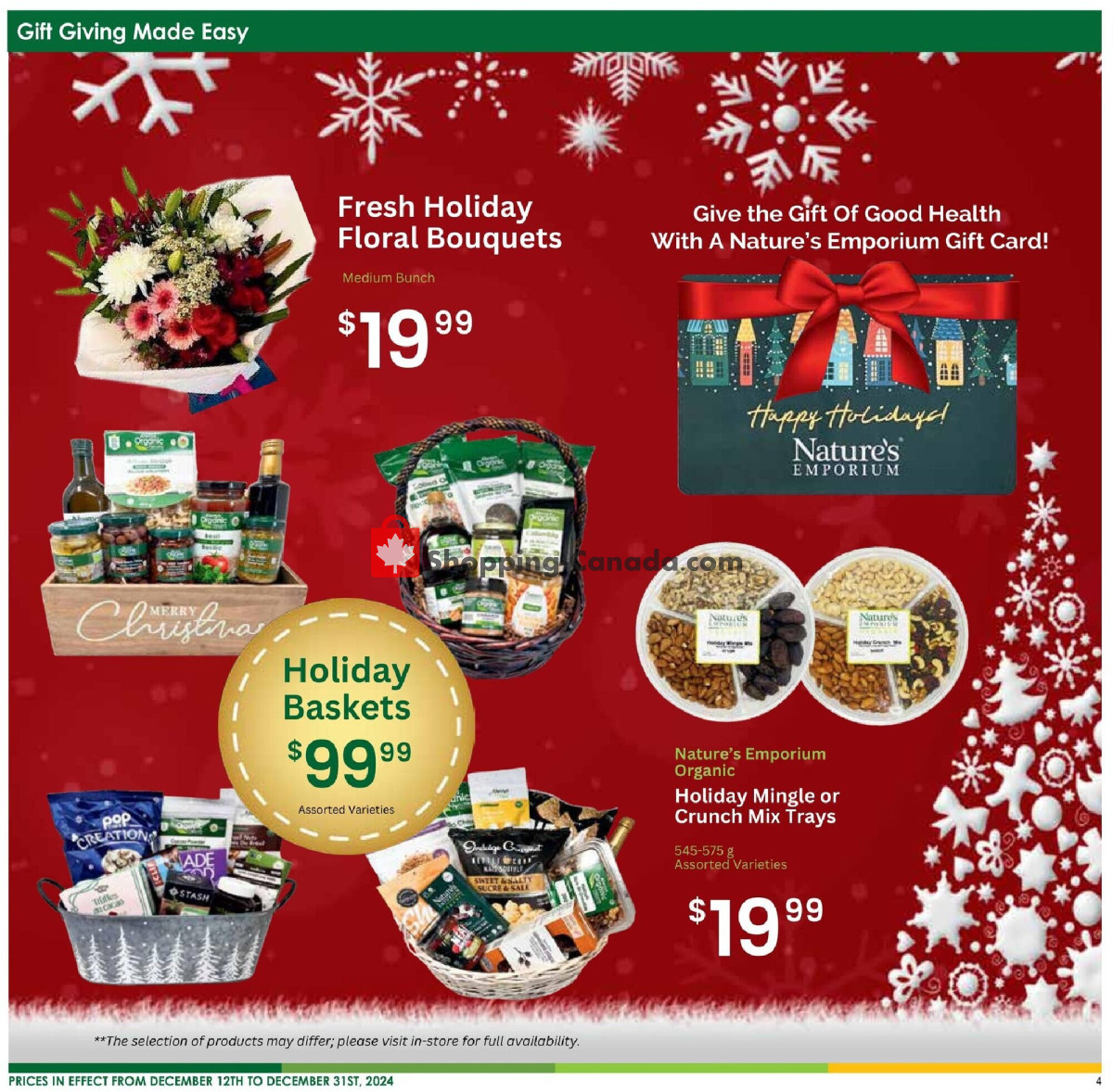 Nature's Emporium flyer from Thursday December 12, 2024 to Tuesday December 31, 2024 - page 4