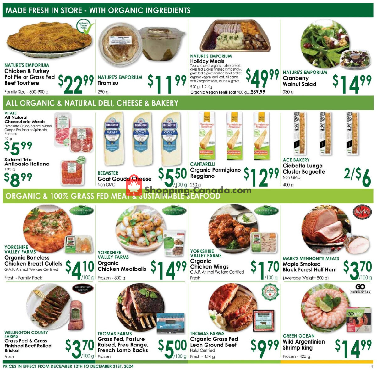 Nature's Emporium flyer from Thursday December 12, 2024 to Tuesday December 31, 2024 - page 5