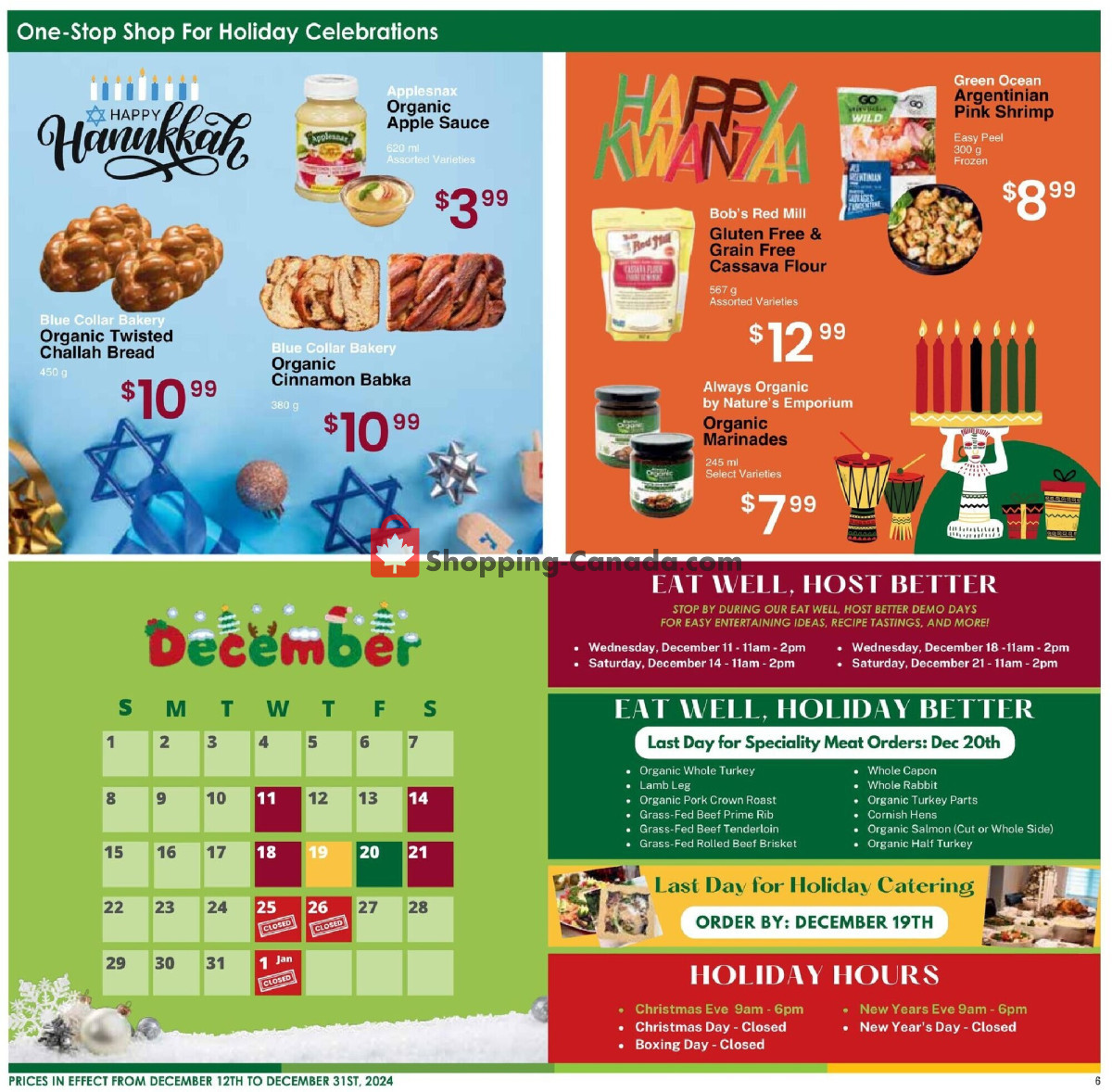 Nature's Emporium flyer from Thursday December 12, 2024 to Tuesday December 31, 2024 - page 6