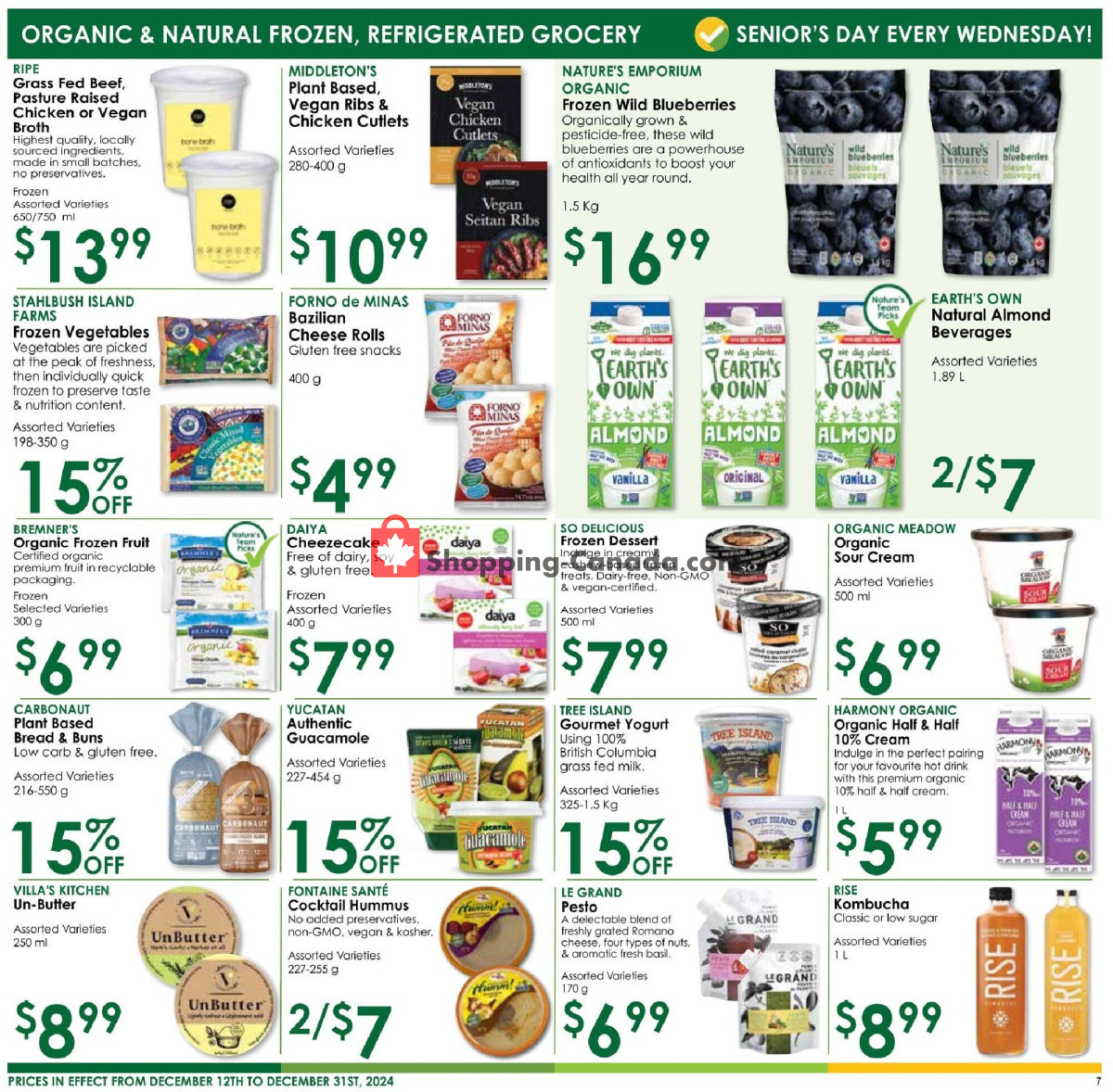 Nature's Emporium flyer from Thursday December 12, 2024 to Tuesday December 31, 2024 - page 7