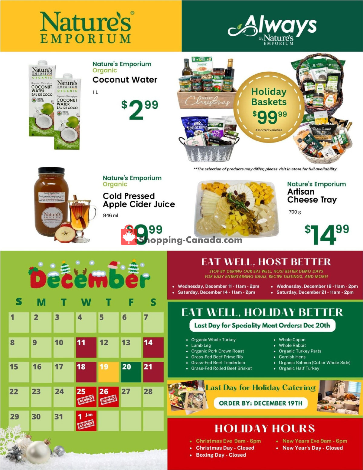 Nature's Emporium flyer from Friday December 13, 2024 to Thursday December 19, 2024 - page 2