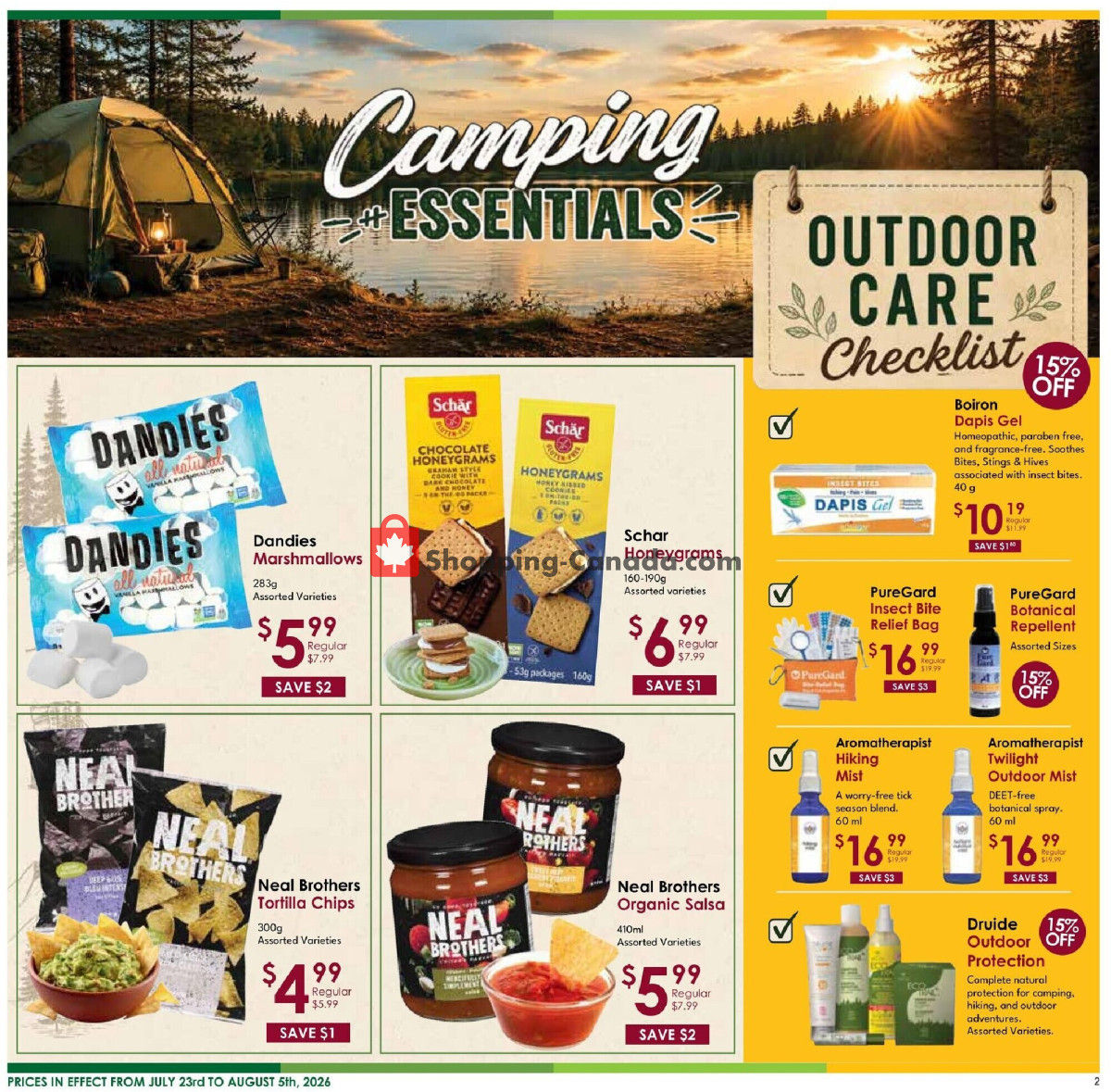 Nature's Emporium flyer from Thursday July 23, 2026 to Wednesday August 5, 2026 - page 2