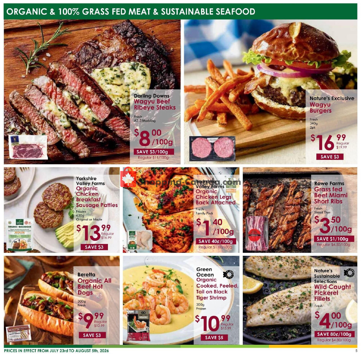 Nature's Emporium flyer from Thursday July 23, 2026 to Wednesday August 5, 2026 - page 5