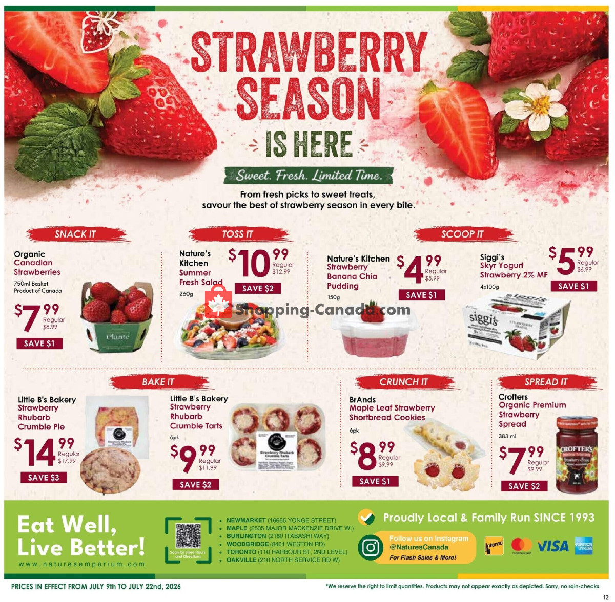 Nature's Emporium flyer from Thursday July 9, 2026 to Wednesday July 22, 2026 - page 12