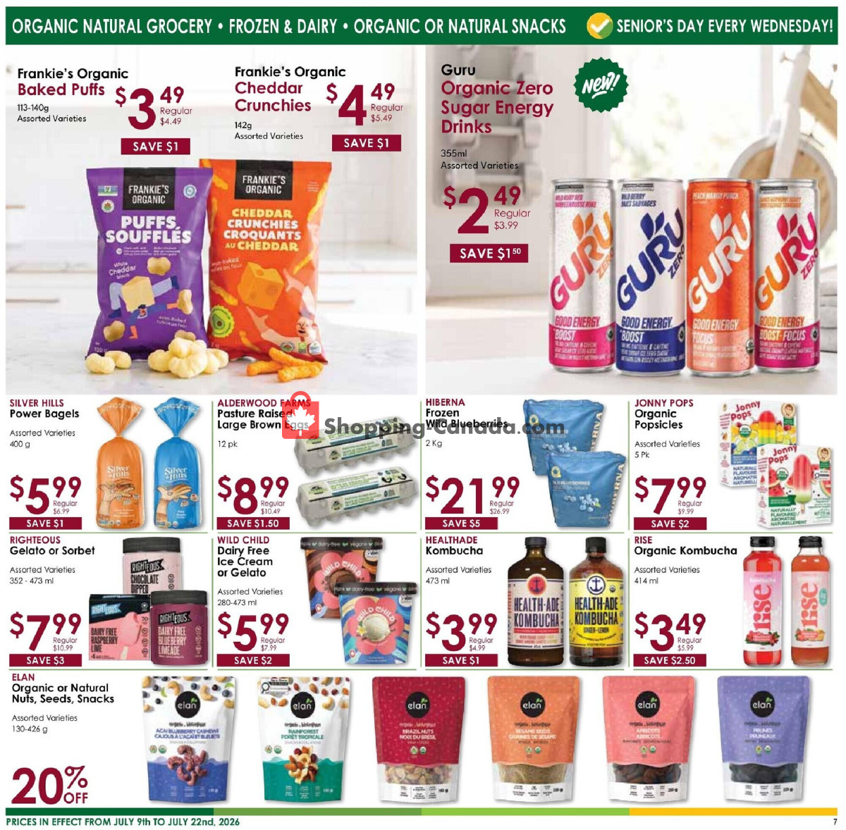 Nature's Emporium flyer from Thursday July 9, 2026 to Wednesday July 22, 2026 - page 7