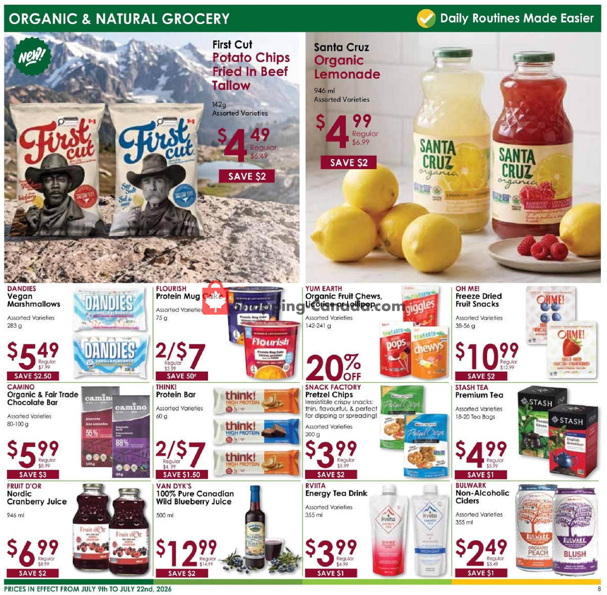 Nature's Emporium flyer from Thursday July 9, 2026 to Wednesday July 22, 2026 - page 8