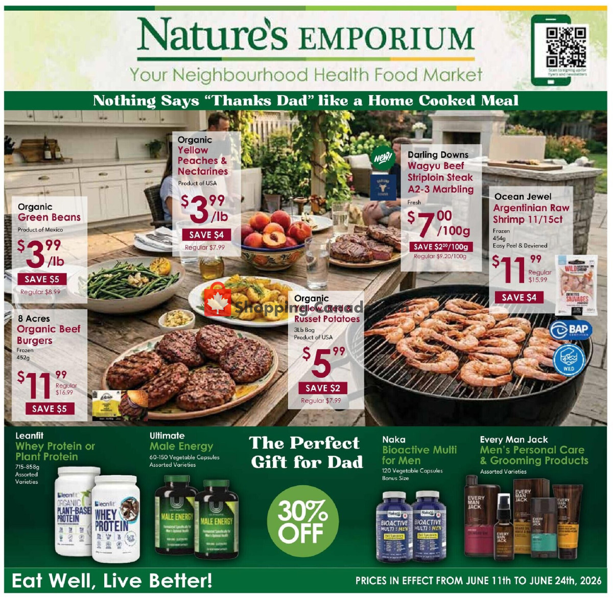 Nature's Emporium flyer from Thursday June 11, 2026 to Wednesday June 24, 2026 - page 1