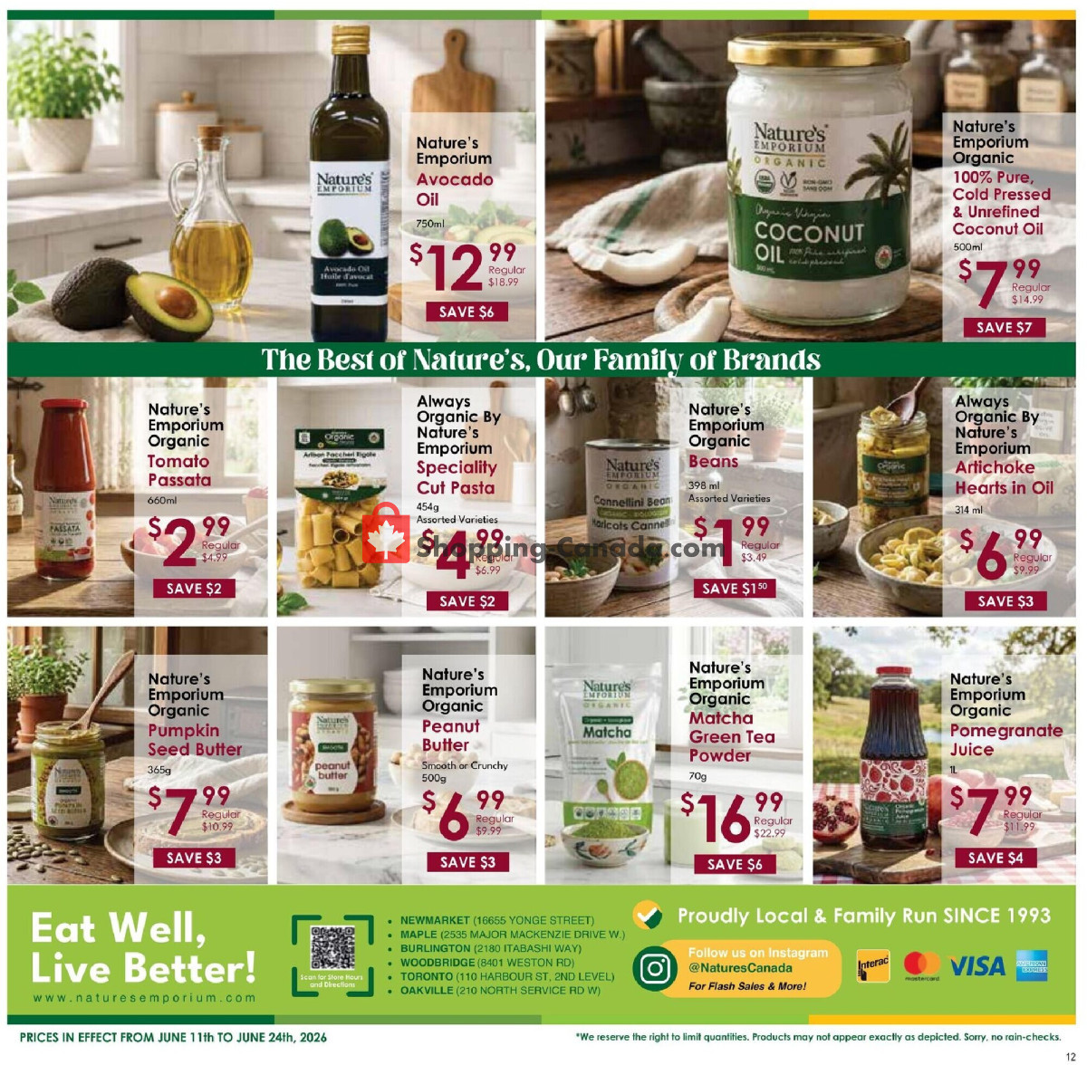 Nature's Emporium flyer from Thursday June 11, 2026 to Wednesday June 24, 2026 - page 12