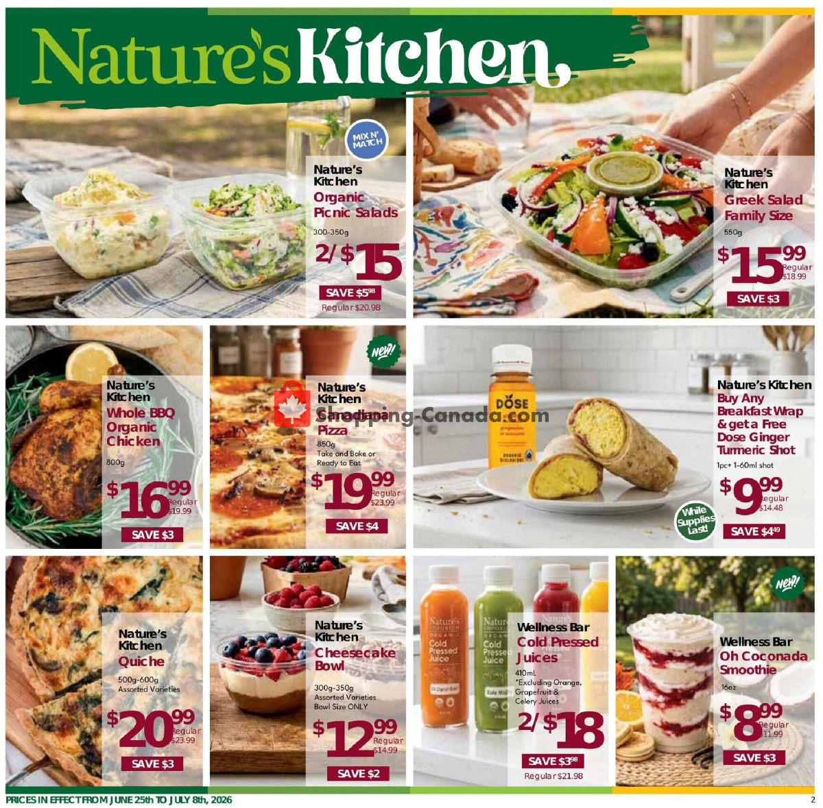 Nature's Emporium flyer from Thursday June 25, 2026 to Wednesday July 8, 2026 - page 2