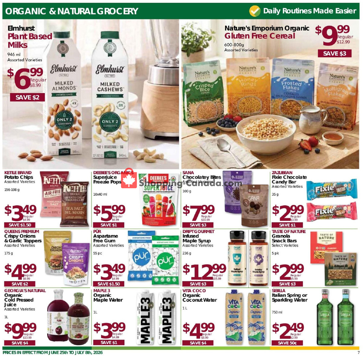 Nature's Emporium flyer from Thursday June 25, 2026 to Wednesday July 8, 2026 - page 7