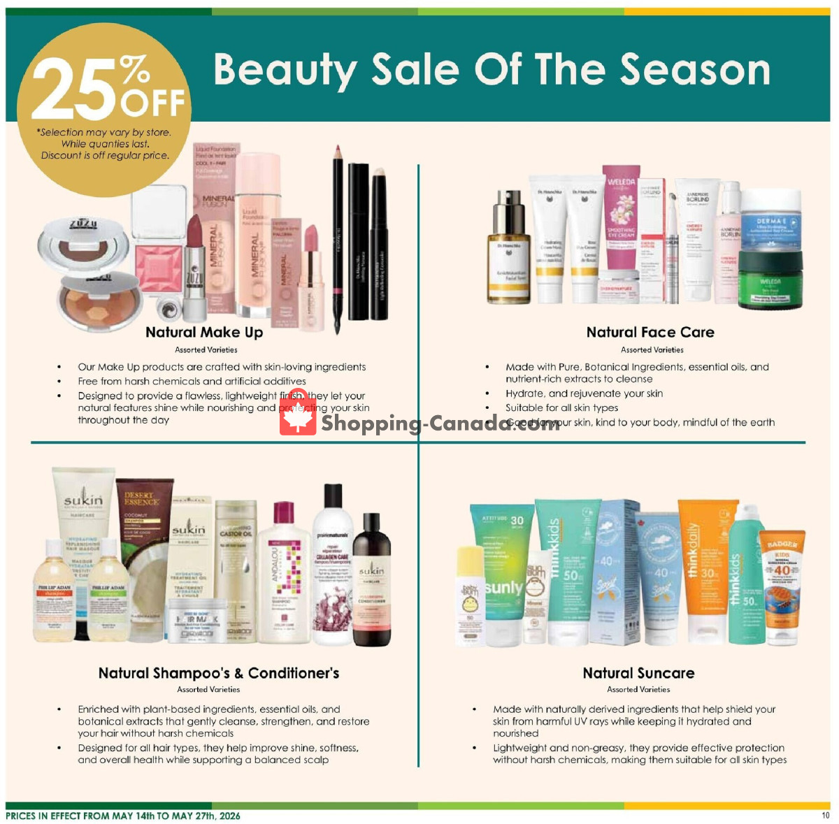 Nature's Emporium flyer from Thursday May 14, 2026 to Wednesday May 27, 2026 - page 10