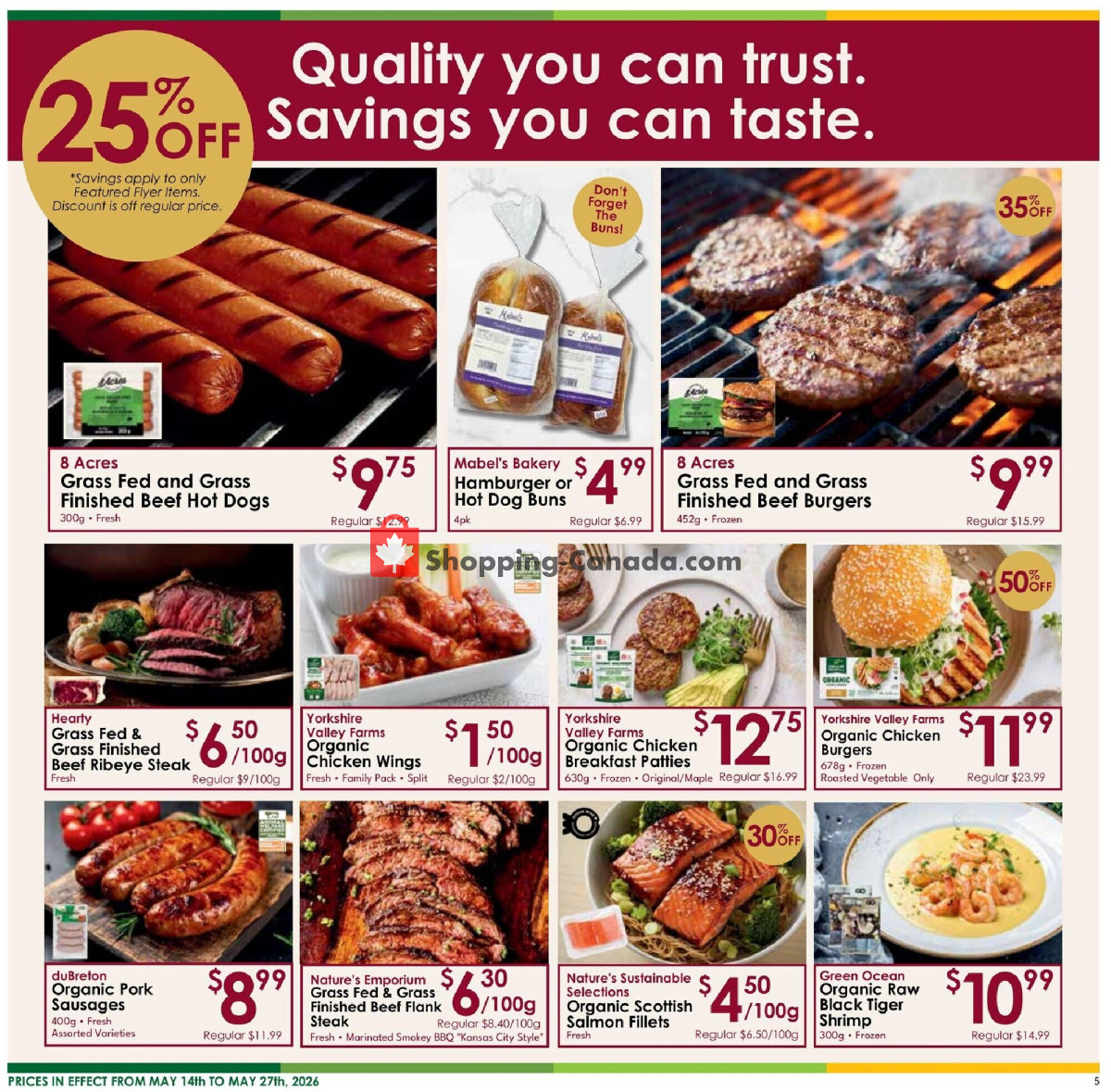 Nature's Emporium flyer from Thursday May 14, 2026 to Wednesday May 27, 2026 - page 5