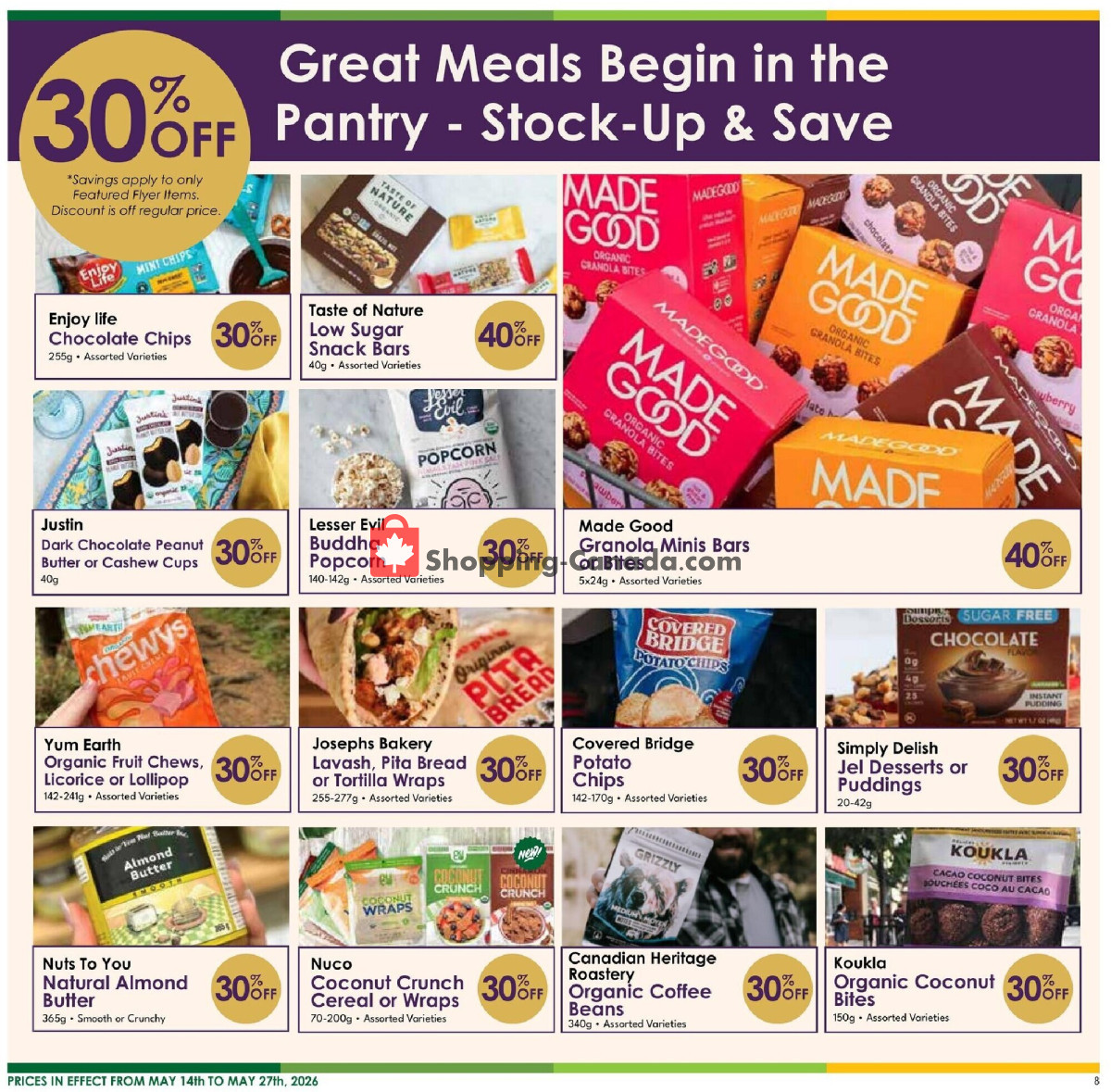 Nature's Emporium flyer from Thursday May 14, 2026 to Wednesday May 27, 2026 - page 8
