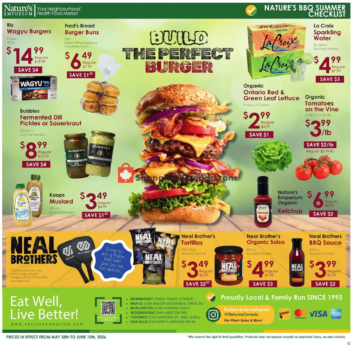 Nature's Emporium flyer from Thursday May 28, 2026 to Wednesday June 10, 2026 - page 12