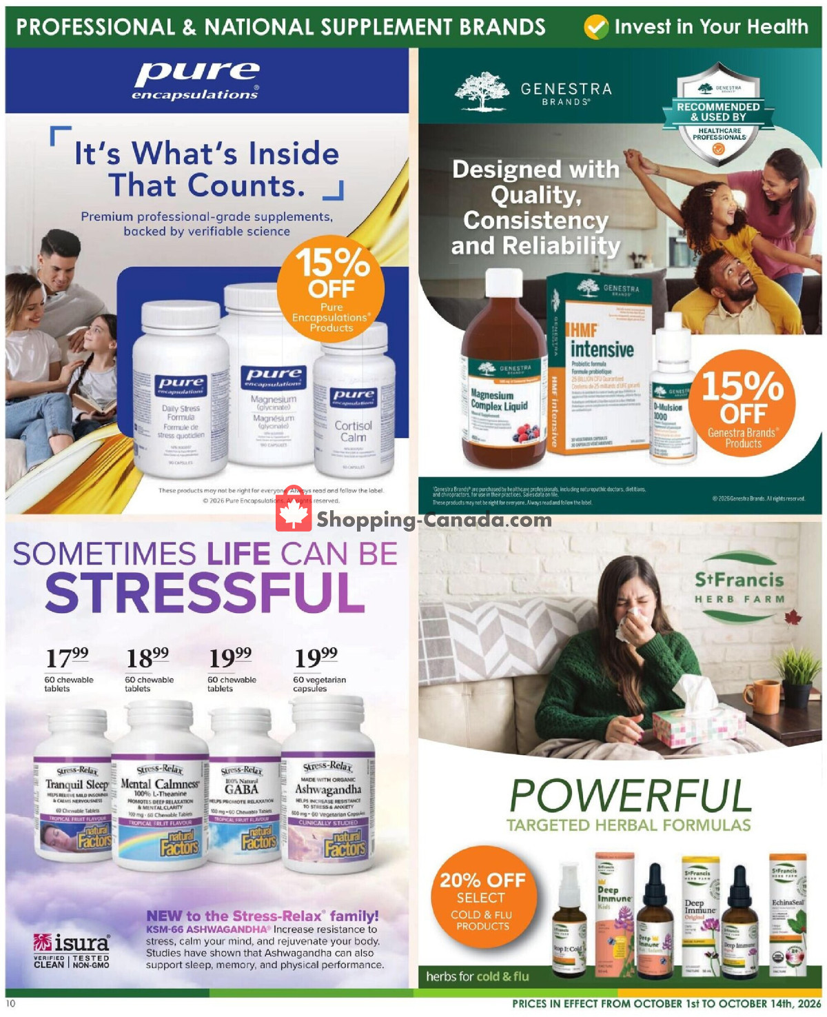Nature's Emporium flyer from Thursday October 1, 2026 to Wednesday October 14, 2026 - page 10