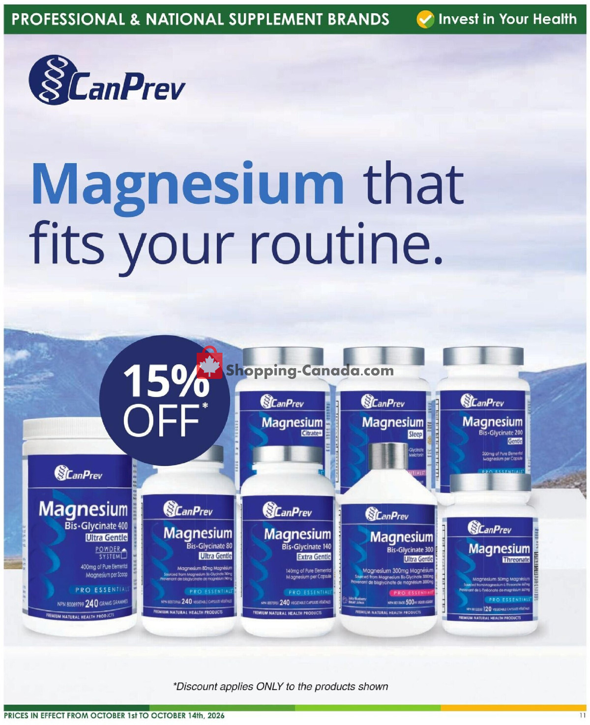 Nature's Emporium flyer from Thursday October 1, 2026 to Wednesday October 14, 2026 - page 11