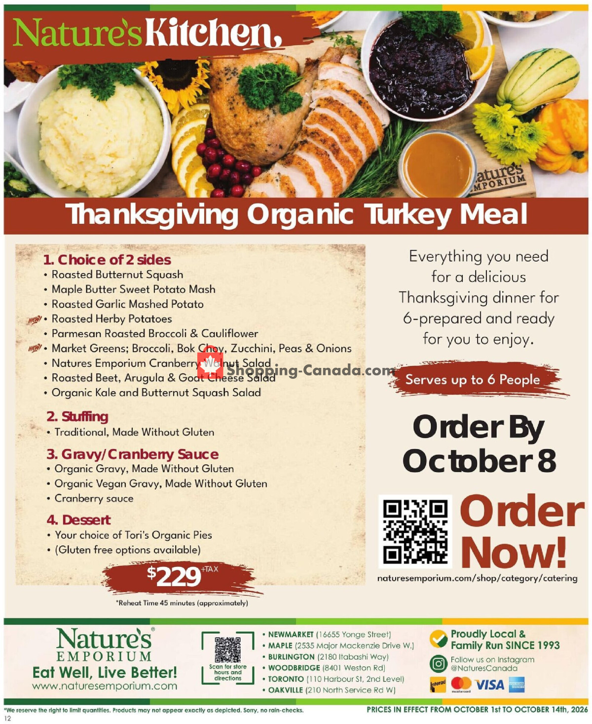 Nature's Emporium flyer from Thursday October 1, 2026 to Wednesday October 14, 2026 - page 12