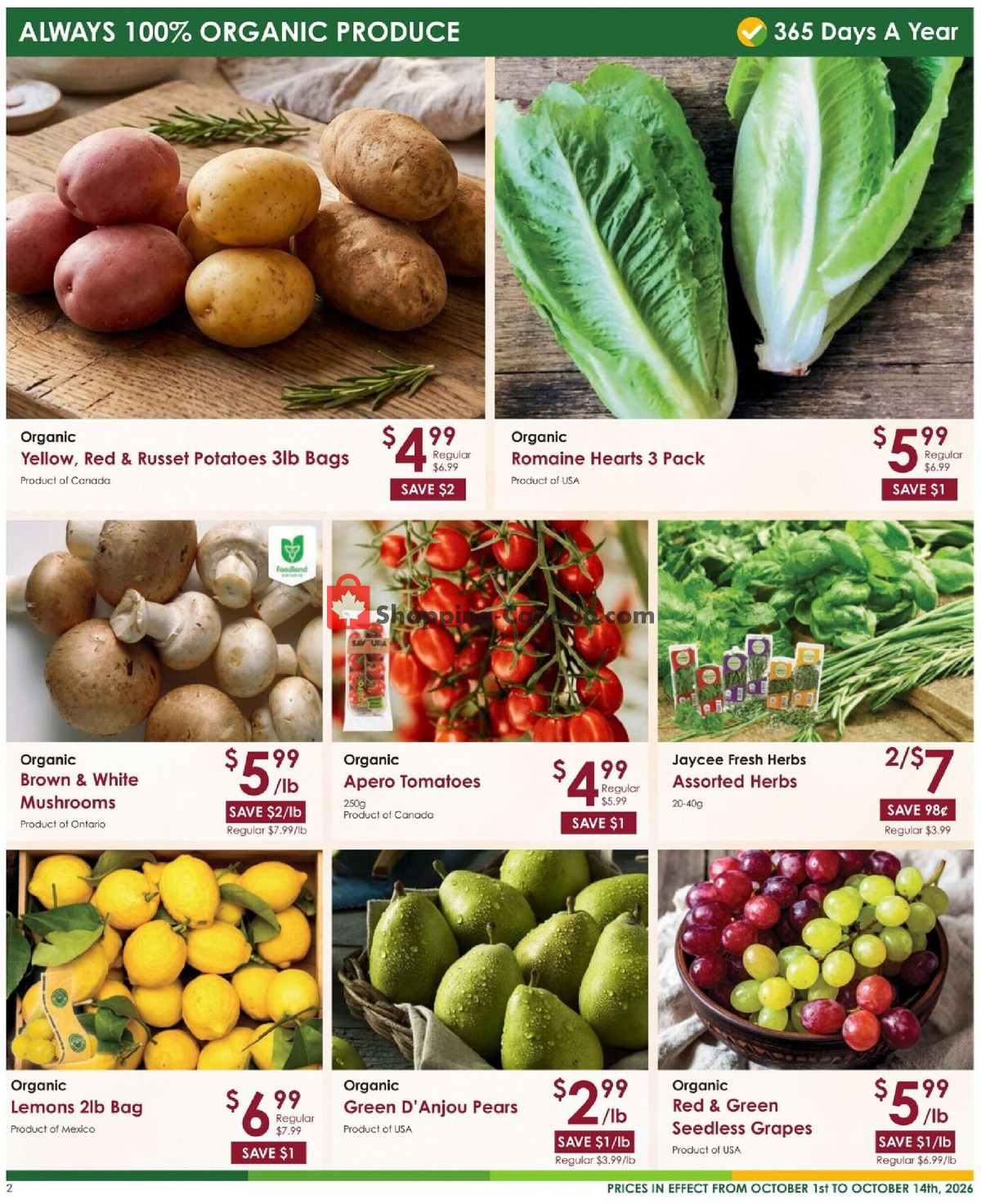 Nature's Emporium flyer from Thursday October 1, 2026 to Wednesday October 14, 2026 - page 2