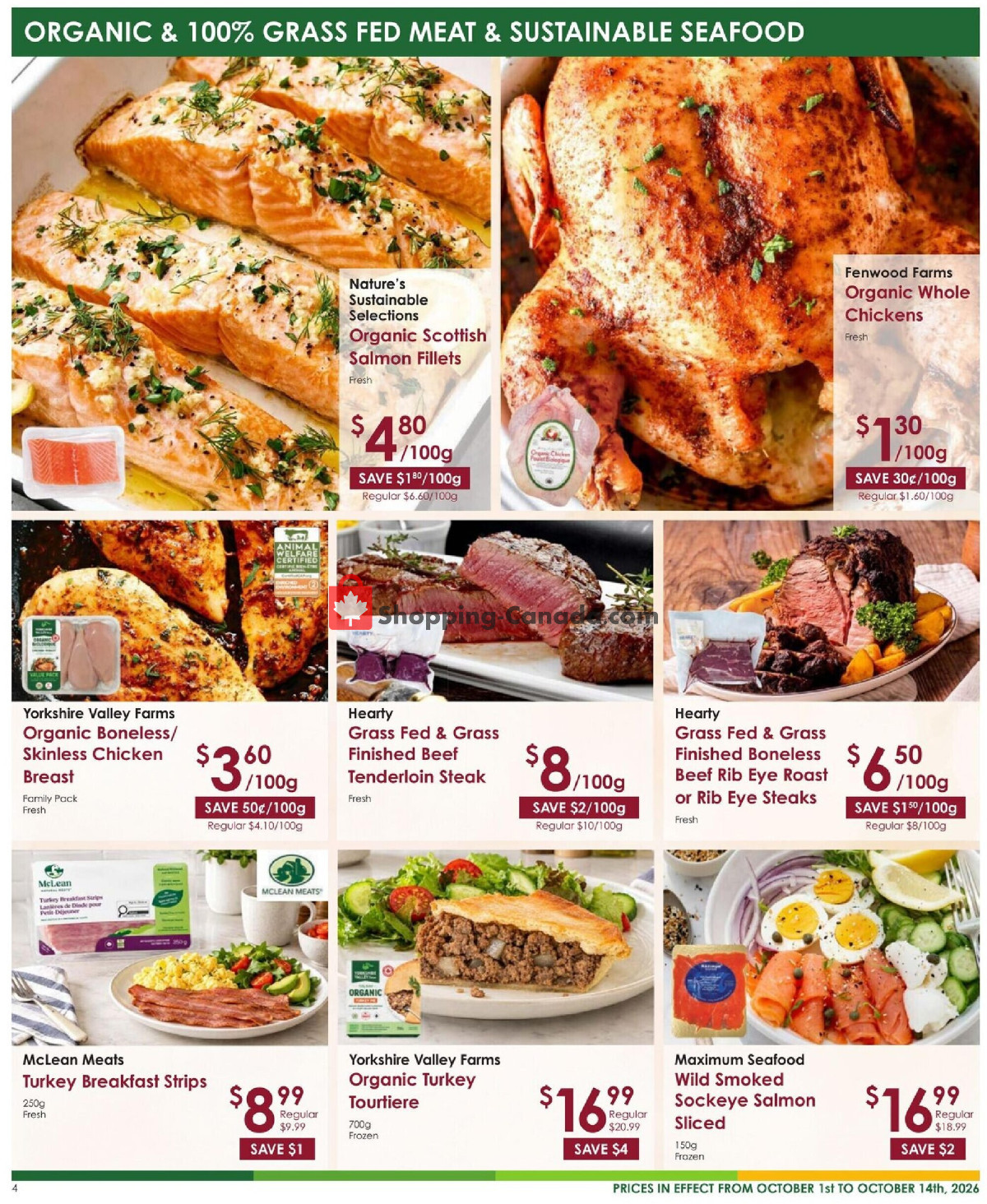 Nature's Emporium flyer from Thursday October 1, 2026 to Wednesday October 14, 2026 - page 4