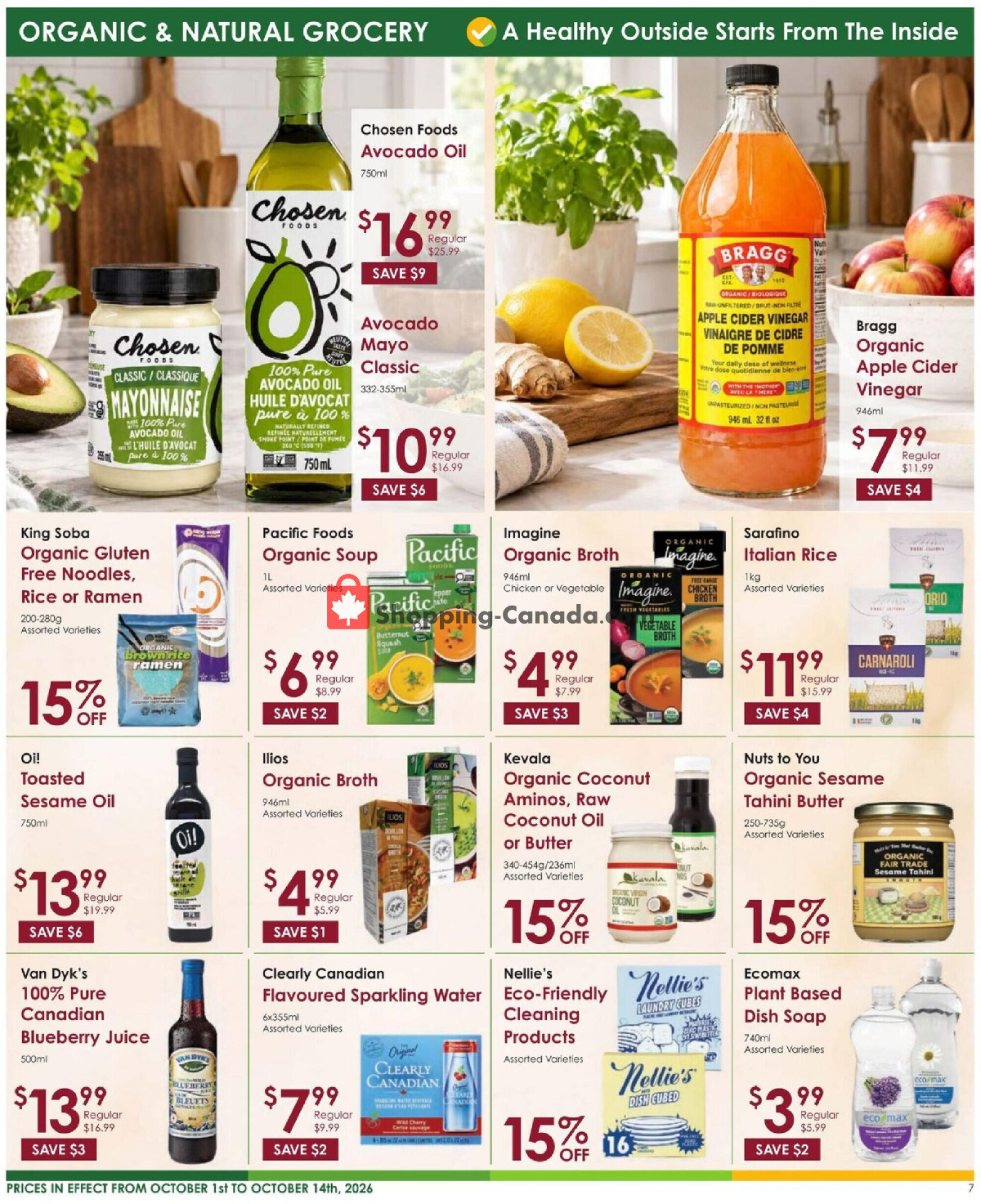 Nature's Emporium flyer from Thursday October 1, 2026 to Wednesday October 14, 2026 - page 7