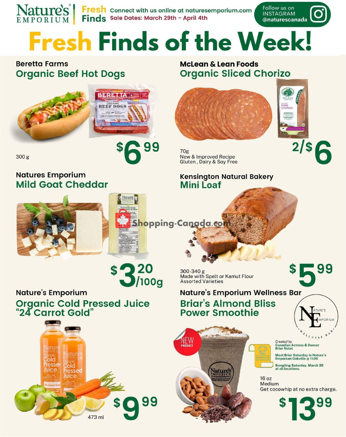 Nature's Emporium flyer from Friday March 29, 2024 to Thursday April 4, 2024 - page 2